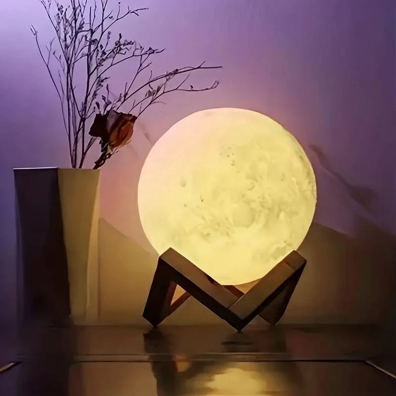 Moon Night Light – Customizable Warm Glow