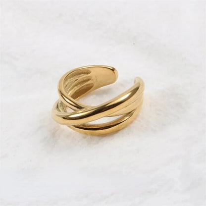 Women's stainless steel ring