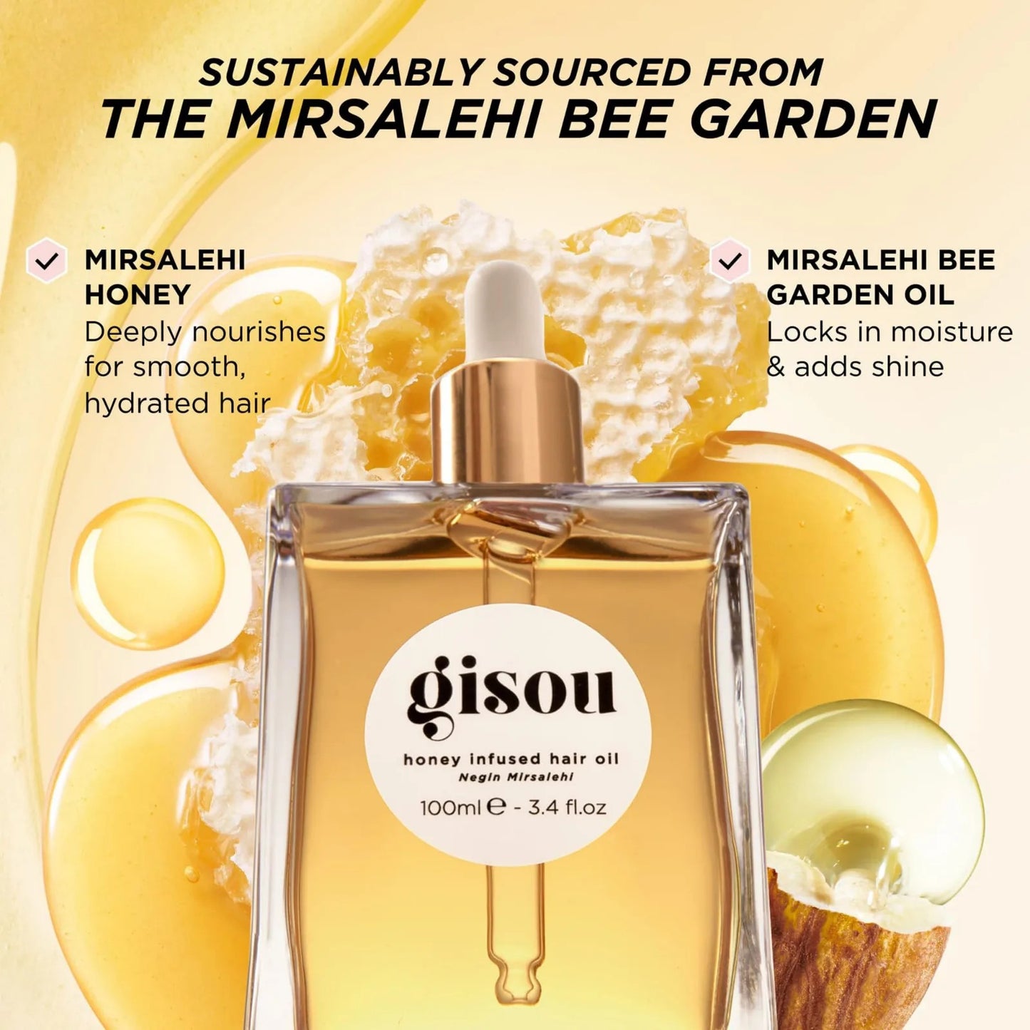 Gisou-Honey Infused Hair Oil